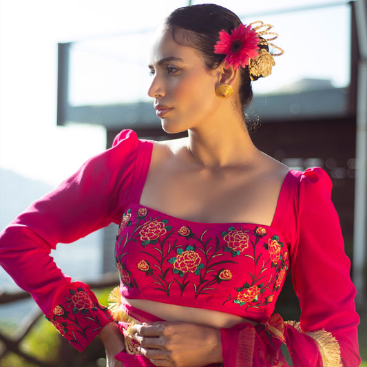 Baavli designer luxury sarre blouse khan market New Delhi.