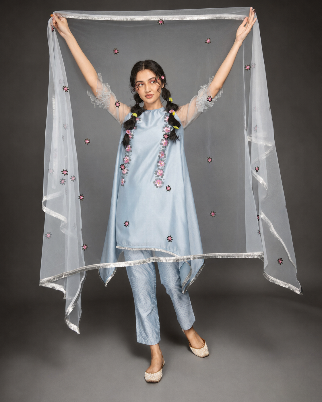 Forget-me-not Blue Suit Set
