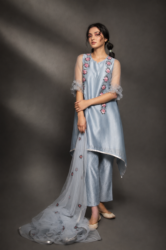 Forget-me-not Blue Suit Set