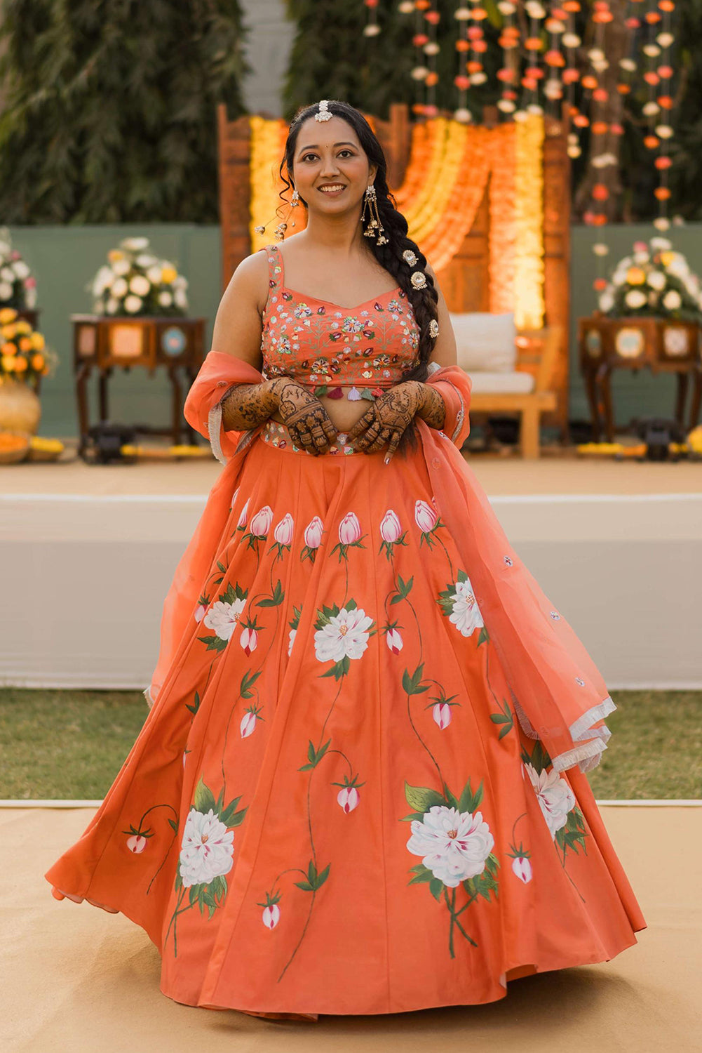 Peony Skirt Set - Brides of baavli