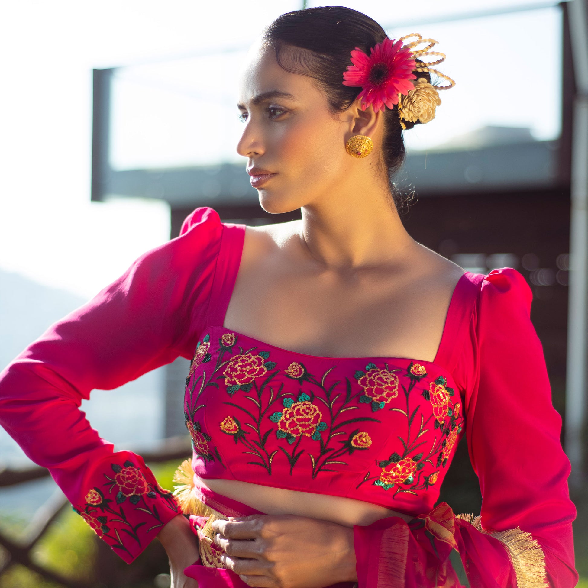 Baavli designer luxury sarre blouse khan market New Delhi.