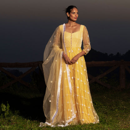 Baavli luxury designer store at Khan Market, New Delhi. Indian wedding, lehenge, Bride, Indian bride, bridesmaid. Yellow wedding dress. 
