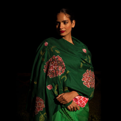 Baavli Luxury Indian wedding pure pashmina shawl