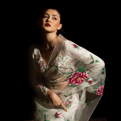 Baavli designer luxury saree khan market New Delhi.