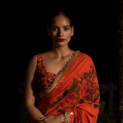 Baavli designer luxury saree khan market New Delhi.