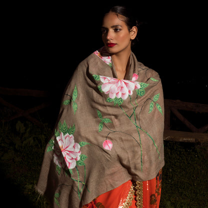 Baavli Luxury Indian wedding pure pashmina shawl