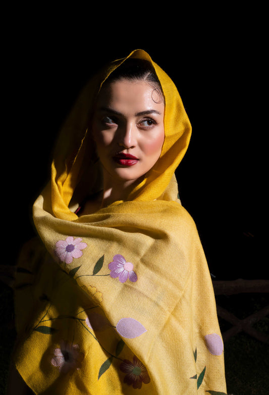Baavli Luxury Indian wedding pure pashmina shawl