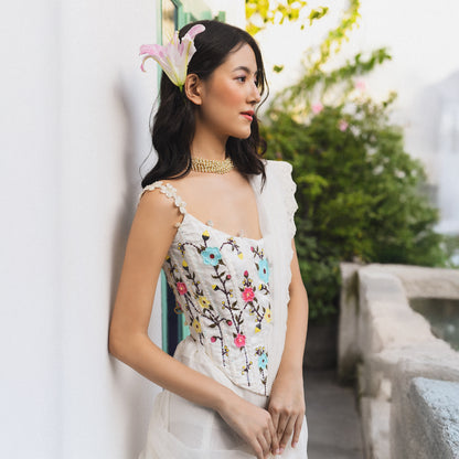 Baavli luxury designer store, New Delhi.
Indian wedding, lehenge, Bride, Indian bride, bridesmaid, Suit sets, Kaftan, sharara, jacket, kurta.
baavli launching its new collection, Dhan Mill, Hand painted, hand embroidered, Designer Label

hand embroidered Corset