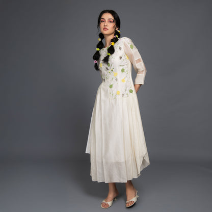 Baavli designer luxury white dress designer store in khan market.