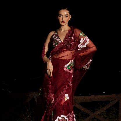 Baavli designer luxury saree khan market New Delhi.