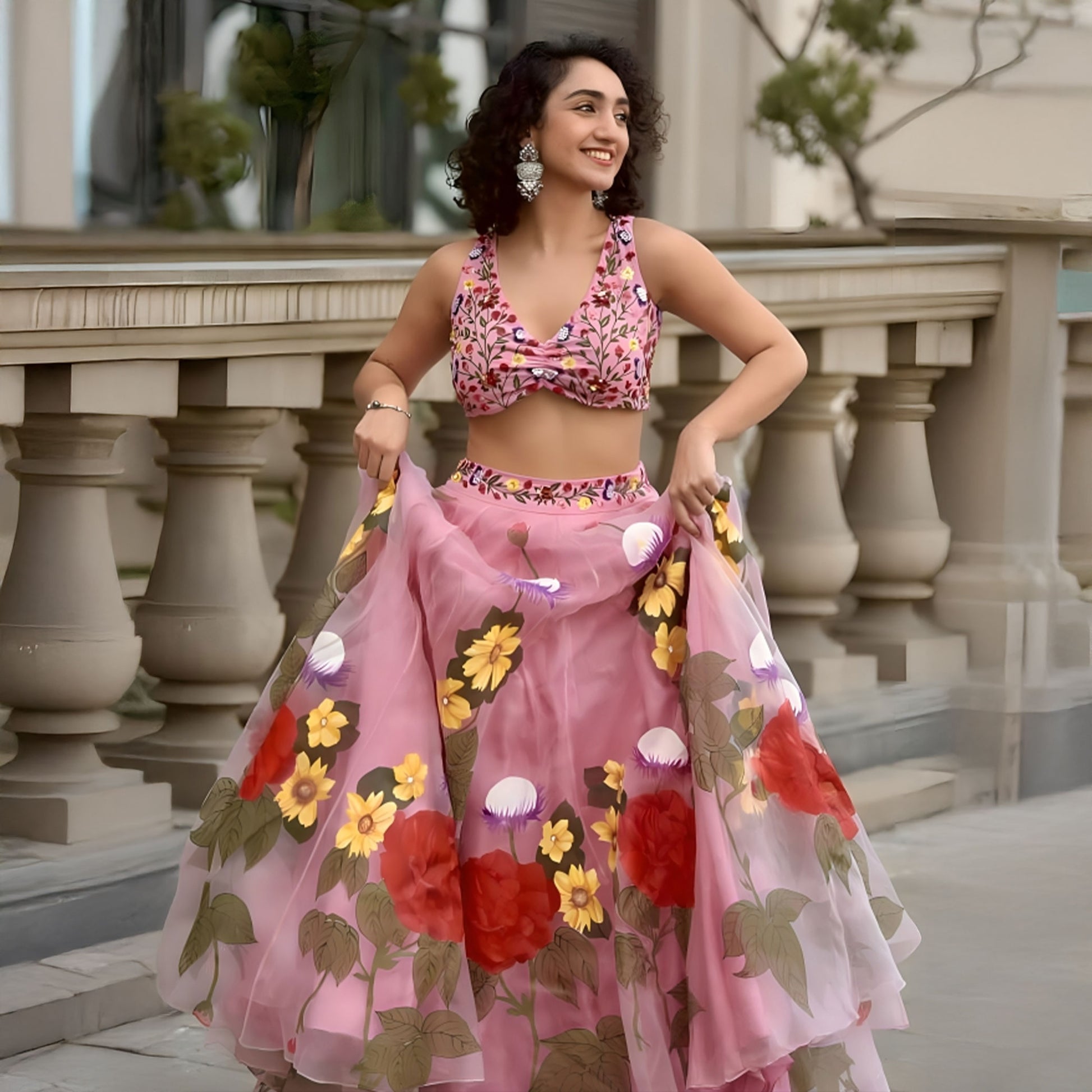 sanjeeta bhattacharya wearing Baavli's pink lehenga set. Celebrity. luxury designer store, New Delhi.
Indian wedding, lehenge, Bride, Indian bride, bridesmaid, Suit sets, Kaftan, sharara, jacket, kurta.
baavli launching its new collection,